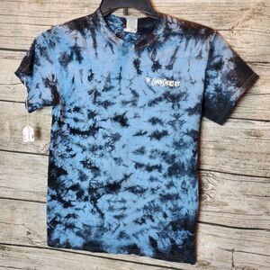 Junior's The Chainsmokers 2019 World War Joy Blue Tie Dye Concert T Shirt Size S